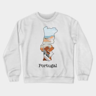 Map of Portugal Crewneck Sweatshirt